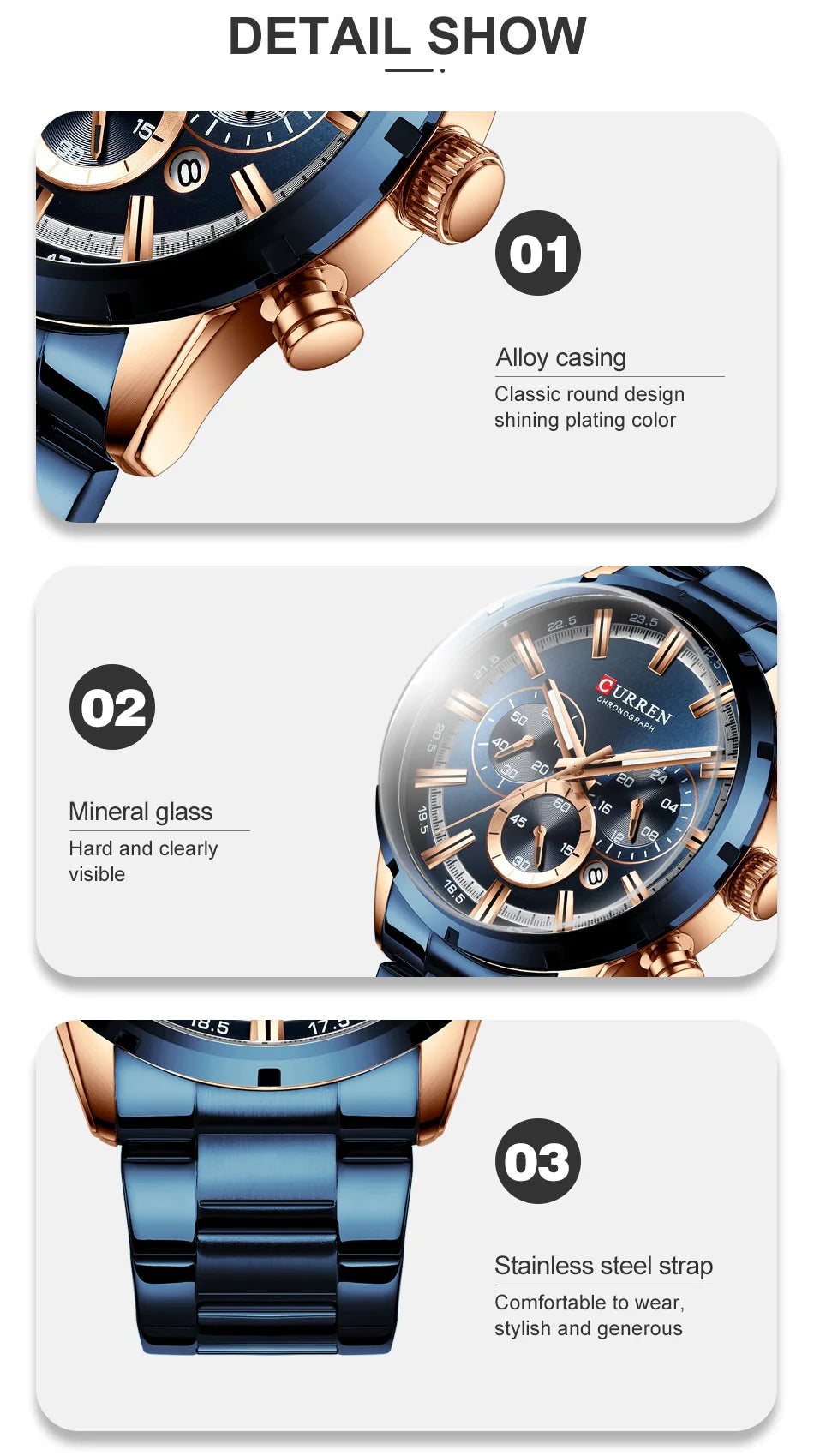 CURREN Men Watch