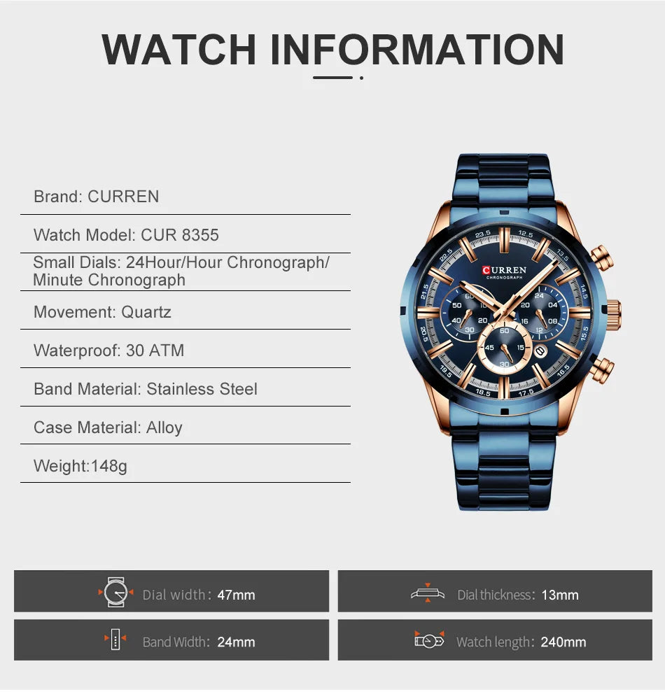 CURREN Men Watch