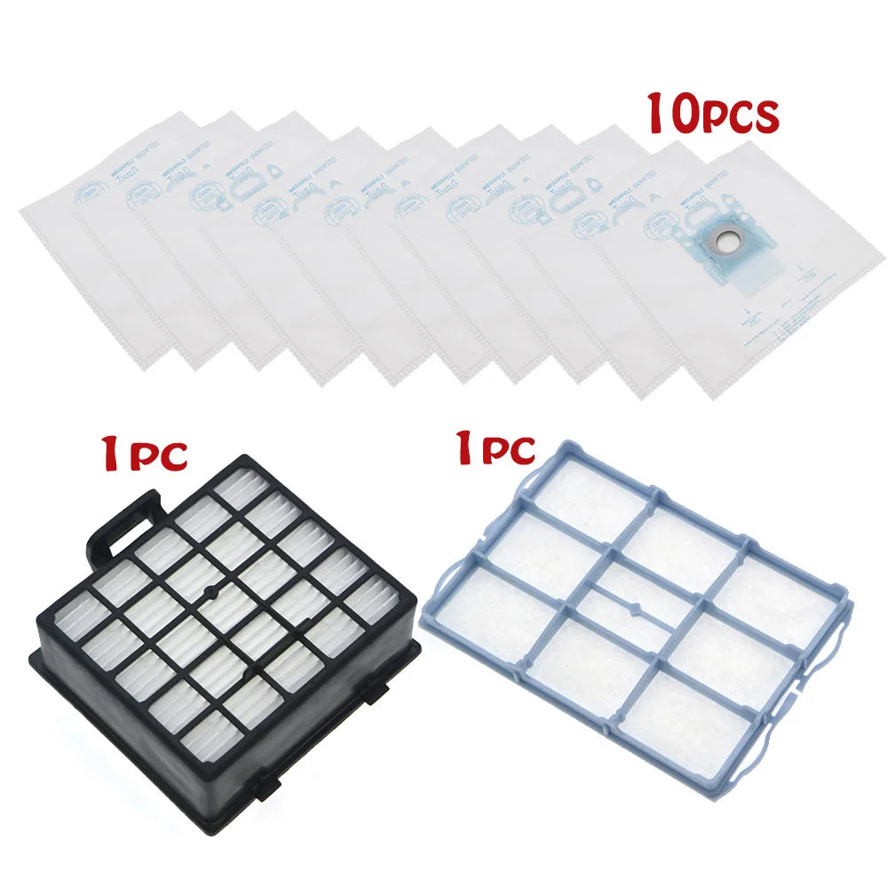 BOSCH VACUUMER Dust bags Motor Filter HEPA Filter For Bosch BSGL VSZ BSD BSA Vacuum Cleaner, Type G bags GL-30 Pro GL-40 BGL8508 GL 30